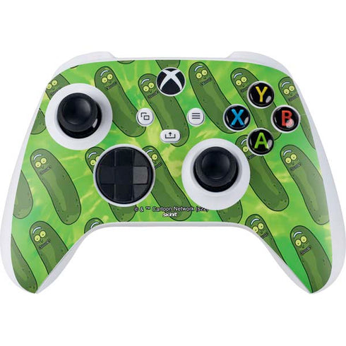 Adult Swim Rick and Morty Pickle Rick Pattern Xbox Series S Controller Skin
