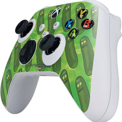 Adult Swim Rick and Morty Pickle Rick Pattern Xbox Series S Controller Skin