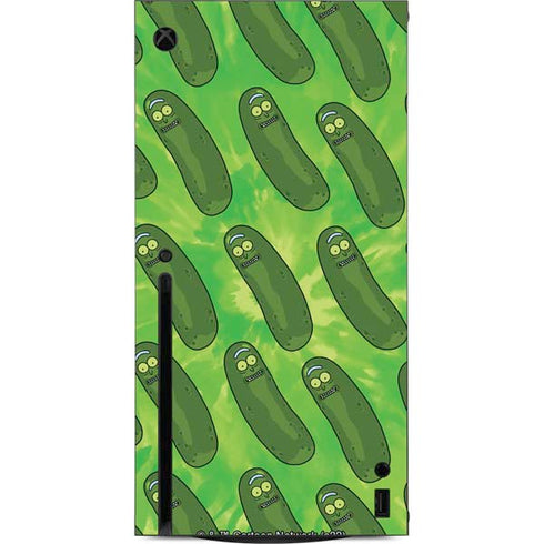 Adult Swim Rick and Morty Pickle Rick Pattern Xbox Series X Console Skin