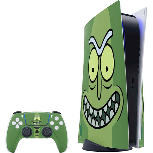 Adult Swim Rick and Morty Pickle Rick PS5 Bundle Skin