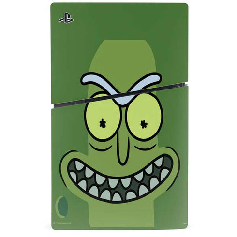 Adult Swim Rick and Morty Pickle Rick PS5 Slim Disk Console Skin