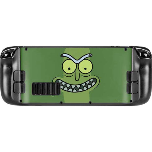Adult Swim Rick and Morty Pickle Rick Steam Deck Handheld Gaming Computer Skin