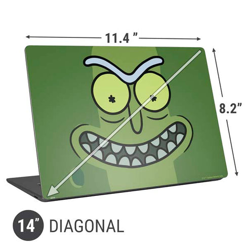Adult Swim Rick and Morty Pickle Rick Universal Laptop 14in (11.4 x 8.2in) Skin