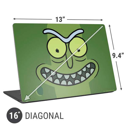 Adult Swim Rick and Morty Pickle Rick Universal Laptop 16in (13 x 9.4in) Skin