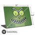 Adult Swim Rick and Morty Pickle Rick Universal Laptop 16in (13 x 9.4in) Skin