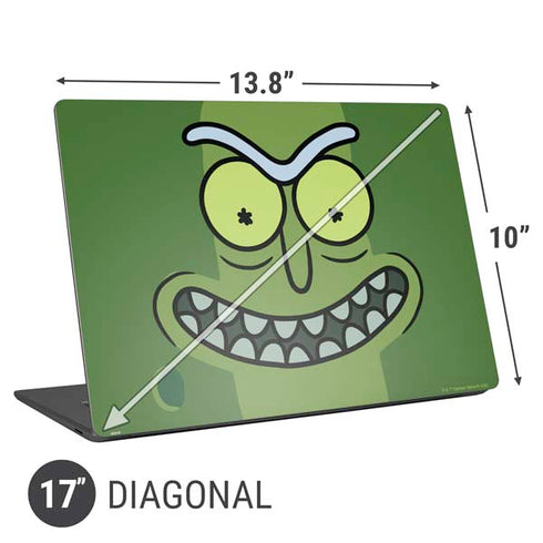 Adult Swim Rick and Morty Pickle Rick Universal Laptop 17in (13.8 x 10in) Skin