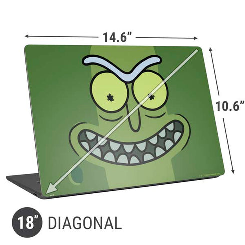 Adult Swim Rick and Morty Pickle Rick Universal Laptop 18in (14.6 x 10.6in) Skin