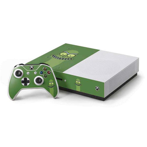 Adult Swim Rick and Morty Pickle Rick Xbox One S Console and Controller Bundle Skin