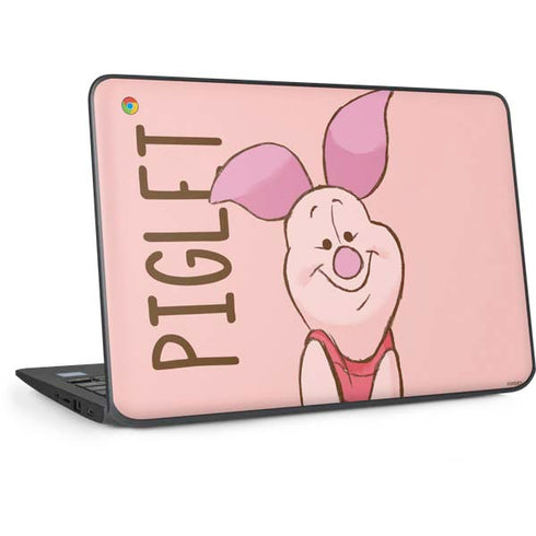 Disney Winnie the Pooh Piglet Portrait HP Chromebook Skin