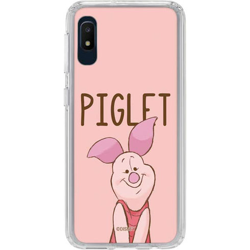 Disney Winnie the Pooh Piglet Portrait Galaxy A10e Clear Case
