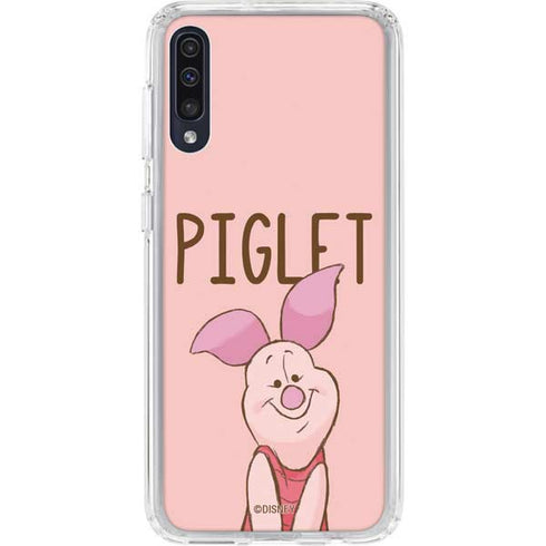 Disney Winnie the Pooh Piglet Portrait Galaxy A50 Clear Case