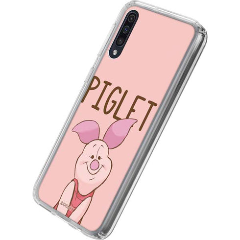 Disney Winnie the Pooh Piglet Portrait Galaxy A50 Clear Case
