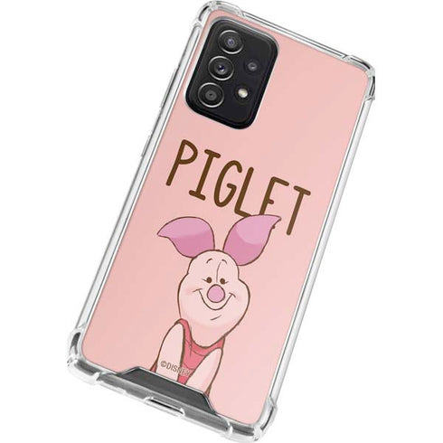 Disney Winnie the Pooh Piglet Portrait Galaxy A52 5G Clear Case