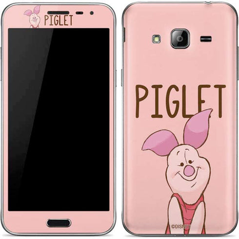 Disney Winnie the Pooh Piglet Portrait Galaxy J3 Skin