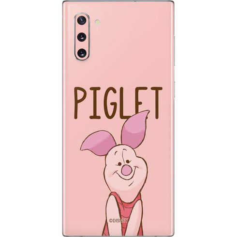 Disney Winnie the Pooh Piglet Portrait Galaxy Note 10 Skin