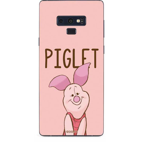 Disney Winnie the Pooh Piglet Portrait Galaxy Note 9 Skin