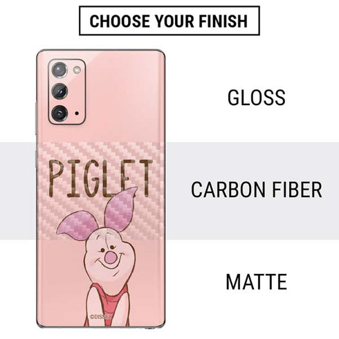 Disney Winnie the Pooh Piglet Portrait Galaxy Note20 5G Skin