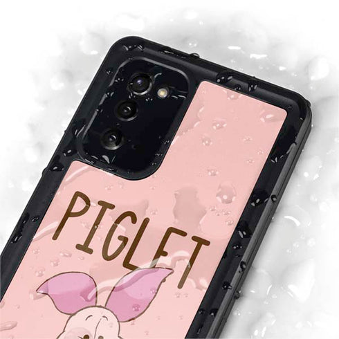 Disney Winnie the Pooh Piglet Portrait Galaxy Note20 5G Waterproof Case