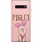 Disney Winnie the Pooh Piglet Portrait Galaxy S10 Plus Skin
