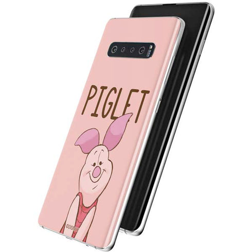 Disney Winnie the Pooh Piglet Portrait Galaxy S10 Plus Skin