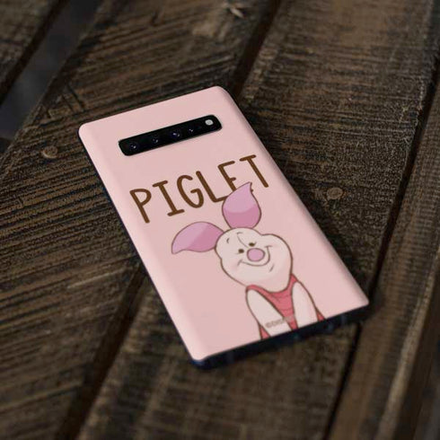 Disney Winnie the Pooh Piglet Portrait Galaxy S10 Plus Skin