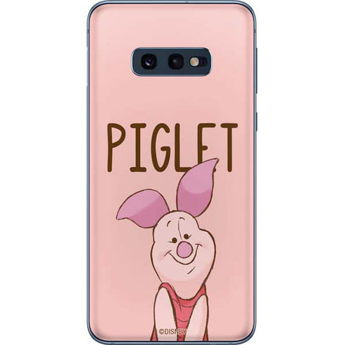 Disney Winnie the Pooh Piglet Portrait Galaxy S10e Skin