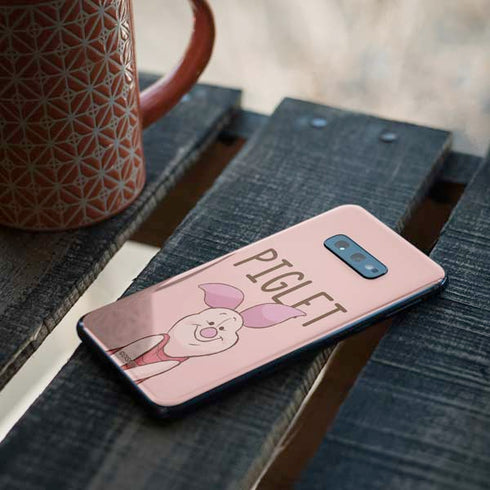 Disney Winnie the Pooh Piglet Portrait Galaxy S10e Skin