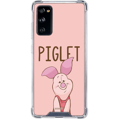 Disney Winnie the Pooh Piglet Portrait Galaxy S20 FE Clear Case