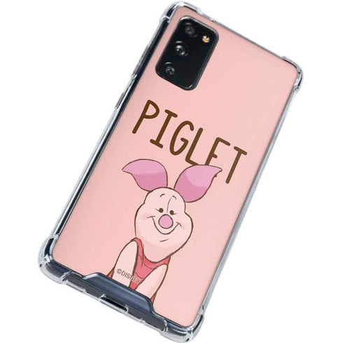 Disney Winnie the Pooh Piglet Portrait Galaxy S20 FE Clear Case