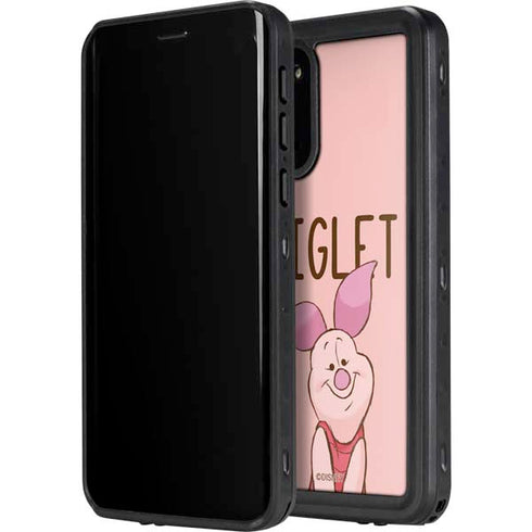 Disney Winnie the Pooh Piglet Portrait Galaxy S20 Waterproof Case