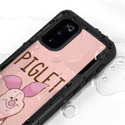 Disney Winnie the Pooh Piglet Portrait Galaxy S20 Waterproof Case