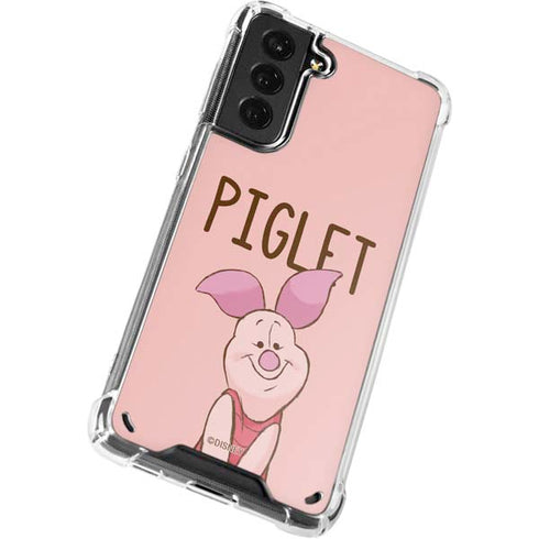 Disney Winnie the Pooh Piglet Portrait Galaxy S21 5G Clear Case