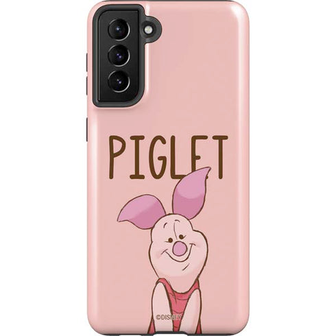 Disney Winnie the Pooh Piglet Portrait Galaxy S21 Plus 5G Pro Case
