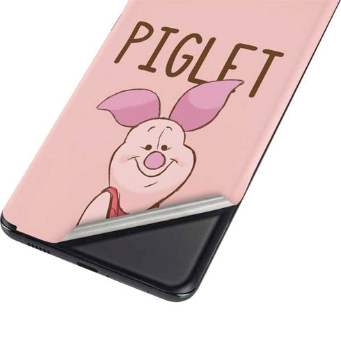 Disney Winnie the Pooh Piglet Portrait Galaxy S21 Ultra 5G Skin