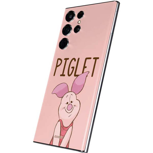 Disney Winnie the Pooh Piglet Portrait Galaxy S22 Ultra Skin