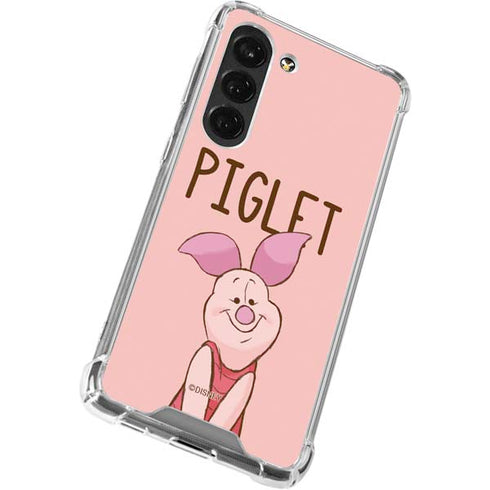 Disney Winnie the Pooh Piglet Portrait Galaxy S23 Clear Case