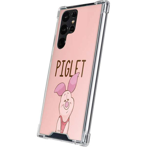 Disney Winnie the Pooh Piglet Portrait Galaxy S23 Ultra Clear Case