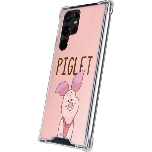 Disney Winnie the Pooh Piglet Portrait Galaxy S24 Ultra Clear Case