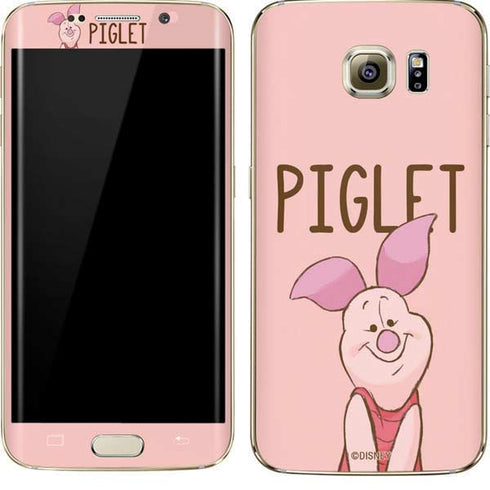 Disney Winnie the Pooh Piglet Portrait Galaxy S7 Edge Skin