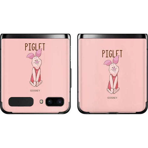 Disney Winnie the Pooh Piglet Portrait Galaxy Z Flip Skin