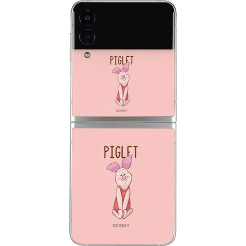 Disney Winnie the Pooh Piglet Portrait Galaxy Z Flip3 5G Skin