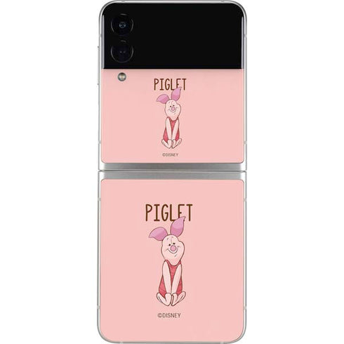 Disney Winnie the Pooh Piglet Portrait Galaxy Z Flip4 5G Skin