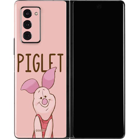 Disney Winnie the Pooh Piglet Portrait Galaxy Z Fold2 5G Skin
