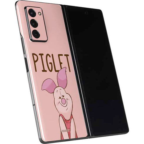 Disney Winnie the Pooh Piglet Portrait Galaxy Z Fold2 5G Skin