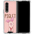 Disney Winnie the Pooh Piglet Portrait Galaxy Z Fold4 5G Clear Case