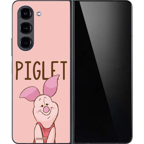 Disney Winnie the Pooh Piglet Portrait Galaxy Z Fold5 5G Skin