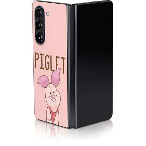 Disney Winnie the Pooh Piglet Portrait Galaxy Z Fold5 5G Skin
