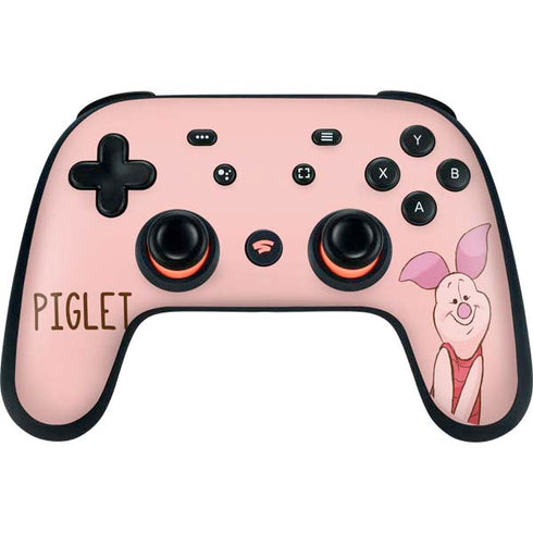 Disney Winnie the Pooh Piglet Portrait Google Stadia Controller Skin