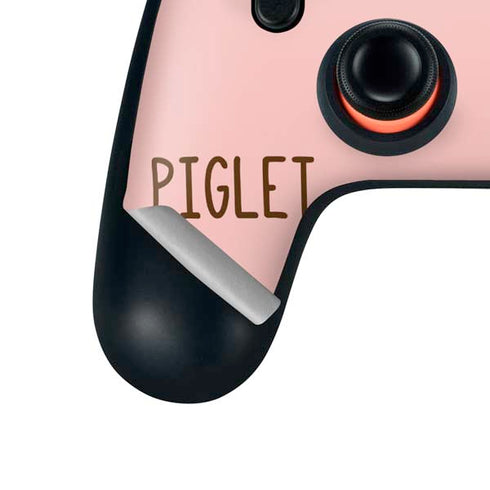Disney Winnie the Pooh Piglet Portrait Google Stadia Controller Skin