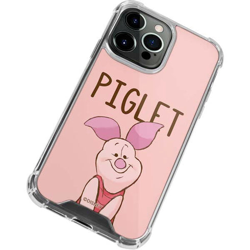 Disney Winnie the Pooh Piglet Portrait iPhone 13 Pro Max Clear Case